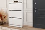 Hanah Home Zapatero Shc-530-Bb-1 Blanco con 3 Cajones